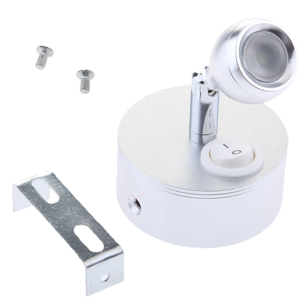 12V 1W Светодиодный точечный светильник для чтения RV Кемпер трейлер Лодка на стену