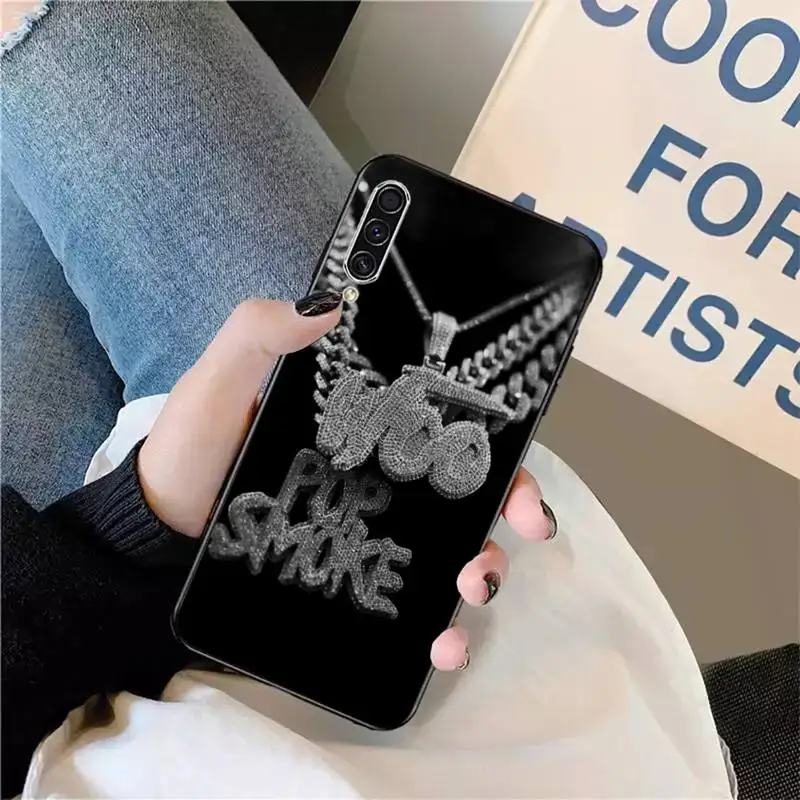 

Rapper Pop Smoke Famous singer Phone Case For Samsung galaxy S 9 10 20 A 10 21 30 31 40 50 51 71 s note 20 j 4 2018 plus