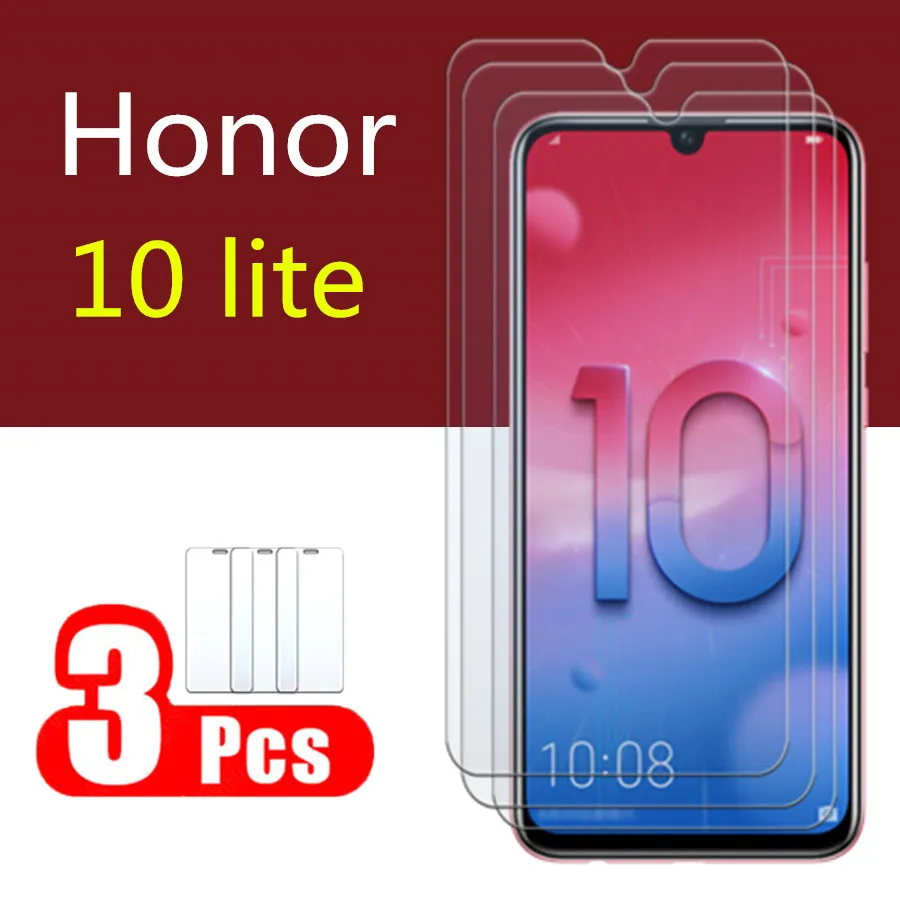 1-3 шт 10 lite стекло для Honor защитная пленка Honer lite10 glas 9H Tremp | Мобильные телефоны и