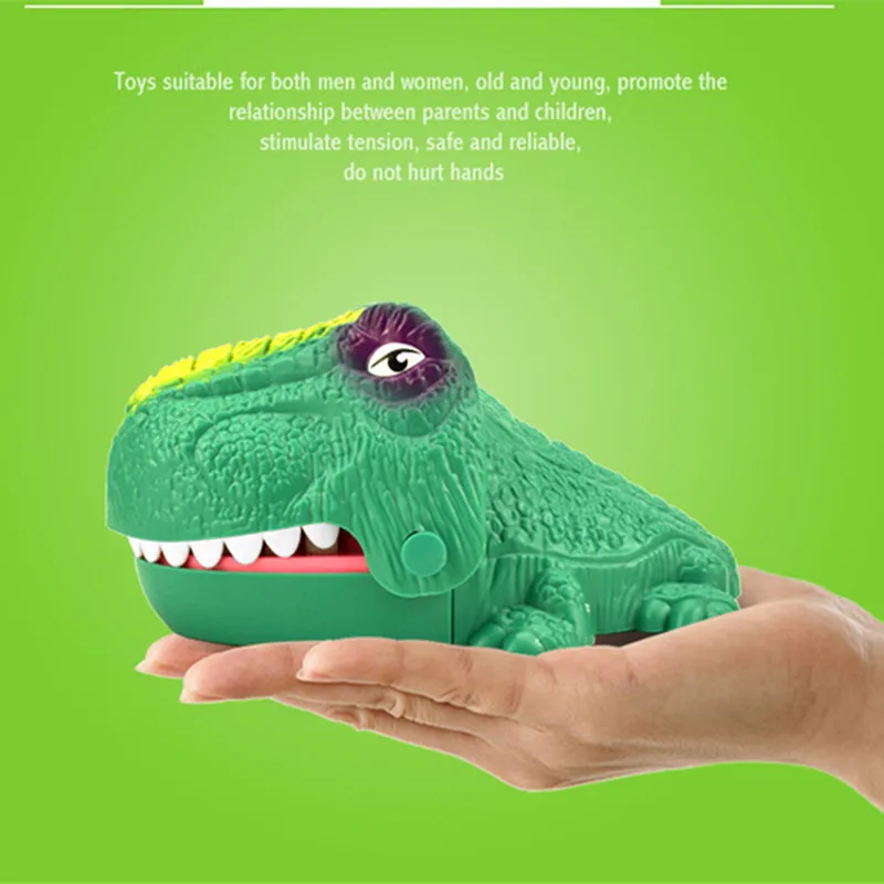 Игрушка для рота стоматолога кусания пальцев Забавный динозавр вытягивающие