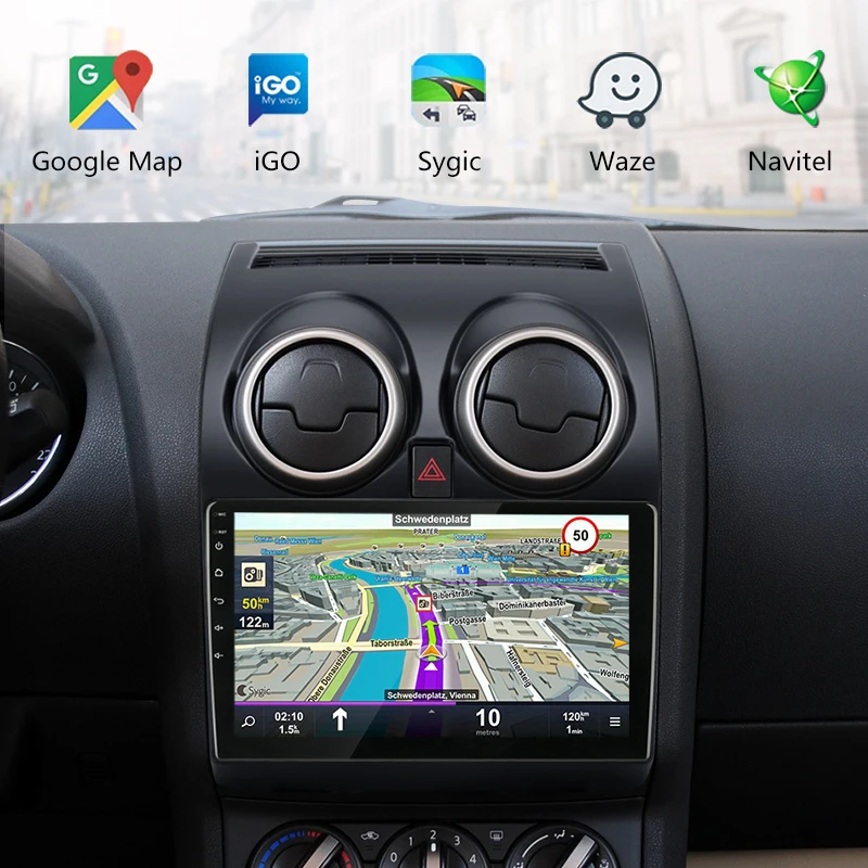 Vtopek 2 Din 9 &quotAndroid автомобильное радио медиа GPS навигация мультимедиа видео плеер