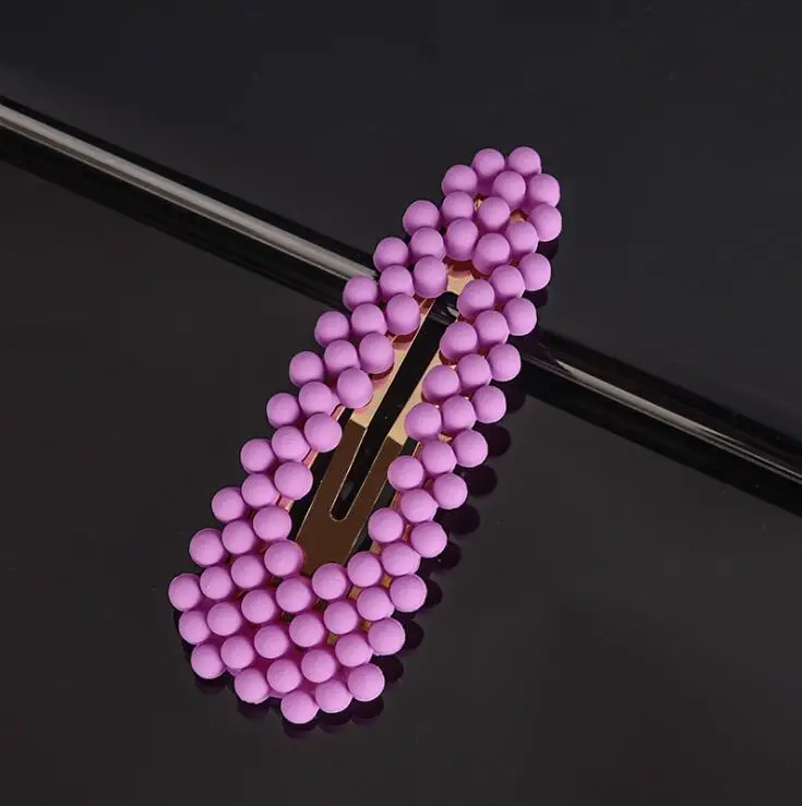 Purple Waterdrop Элегантные жемчужные заколки для волос для женщин и девочек, металлическая заколка-палочка, Шпилька для волос, Золотая ручная работа, корейский дизайн, аксессуары для укладки волос - Цвет: Purple Waterdrop