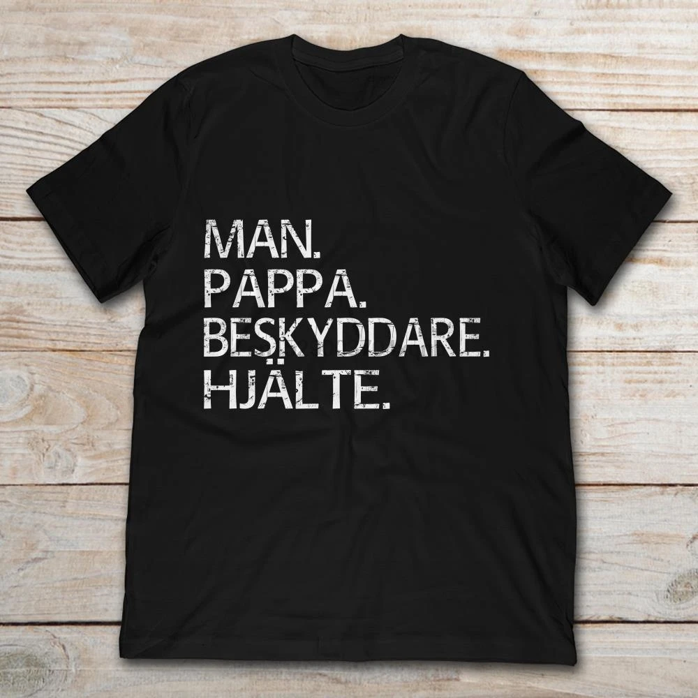 Брендовые мужские папа Beskyddare Hjalte шведская футболка MenShort с длинными рукавами|Мужские футболки| |