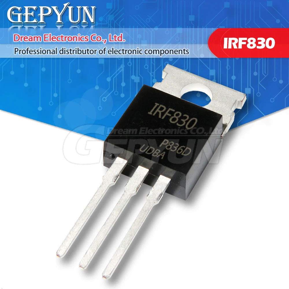 

10 шт. IRF830 TO-220 IRF830PBF TO220 MOSFET N-Chan 500V 4,5 Amp TO-220