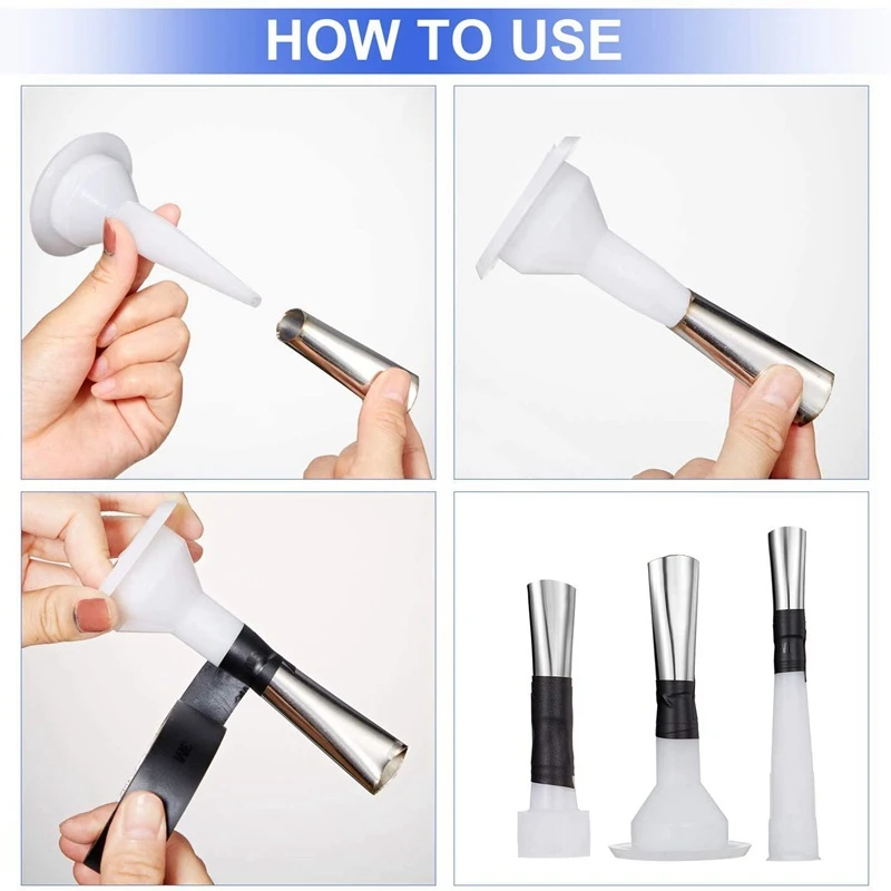 

3 in 1 Metal Spatula Nozzle Smear Polished Grout to Scrape Kitchen Bathroom Windows 27 Pcs Box