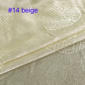 14 beige 100 см* 114 см Китайская традиционная жаккардовая парча шелковая хлопковая ткань Шармез - Цвет: 14 beige