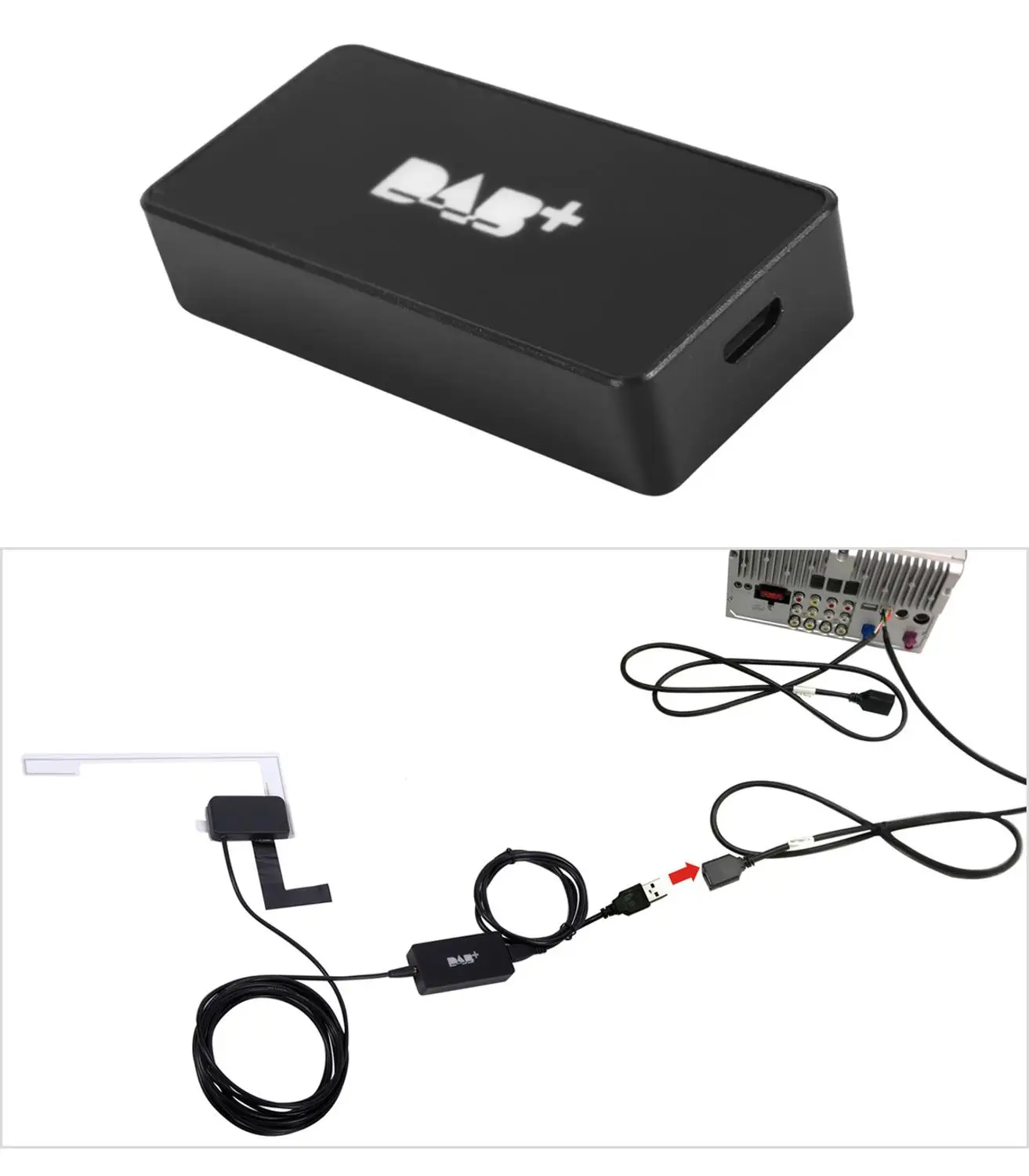 Цифровой радиоприемник и антенный адаптер ATOTO Z-AC-4475 DAB Box для автомобильной