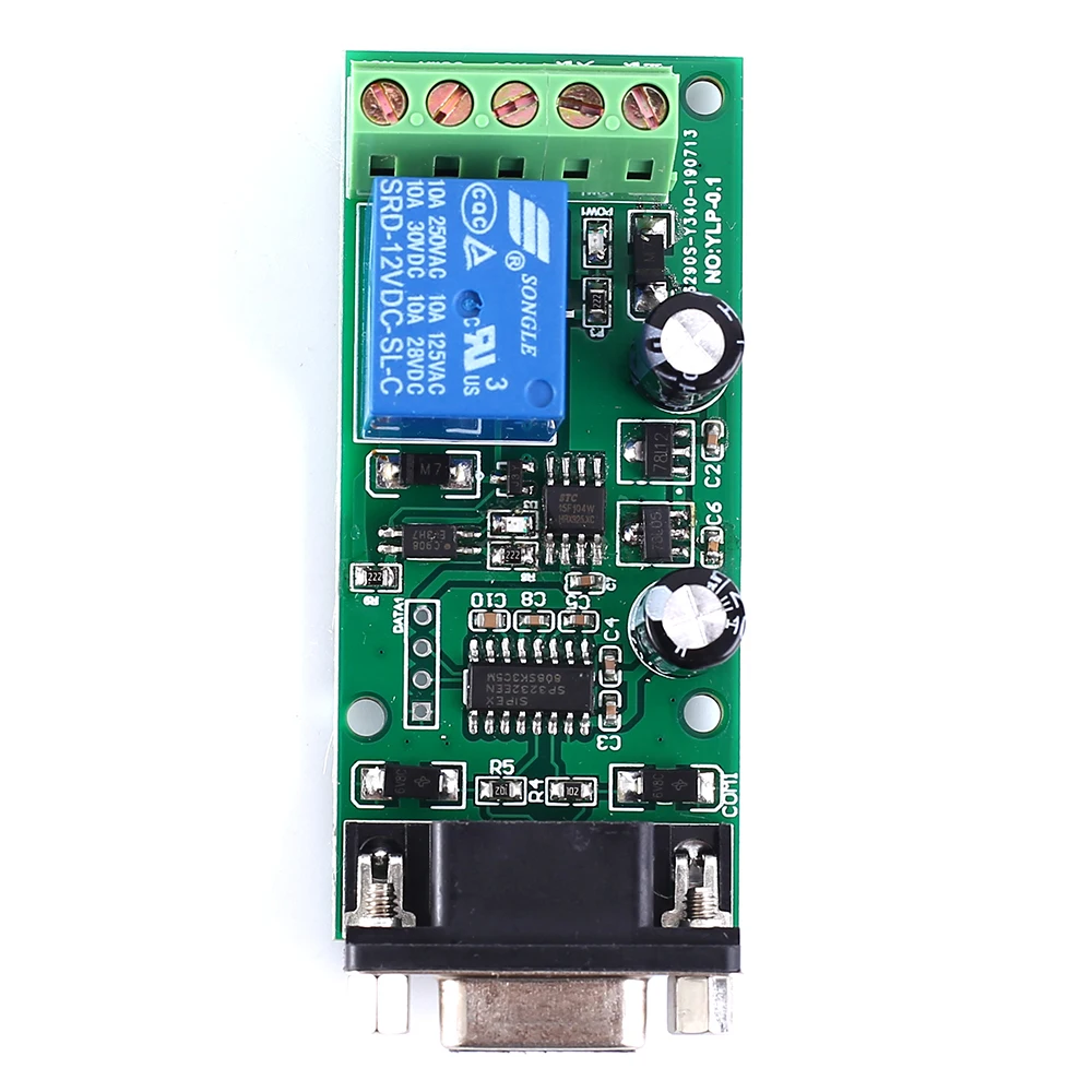 Контроллер UART 1-канальный 1-битный релейный модуль переключателя один платы 12 В