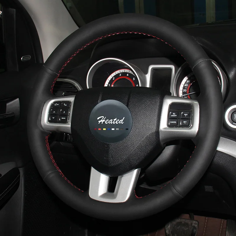 Кожаная наппа с подогревом для Dodge Grand Caravan Journey Avenger Durango автомобильный Стайлинг