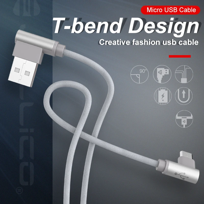 Jellico USB кабель для мобильных игр двусторонний Micro 3 1 А быстрая зарядка Samsung Huawei Xiaomi