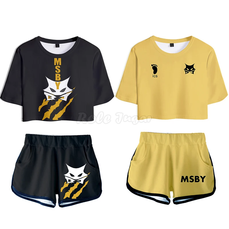 

2шт Аниме Haikyuu Cosplay Костюм средней школы Хината Shouyou Msby 21 Schweiden Adlers волейбольная спортивная одежда C36M212