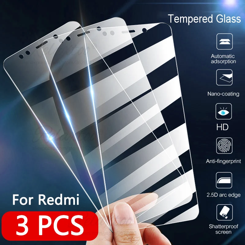 3 шт. Защитное стекло для экрана Xiaomi Redmi Note 5 Pro global Xiomi защитное закаленное plus note5