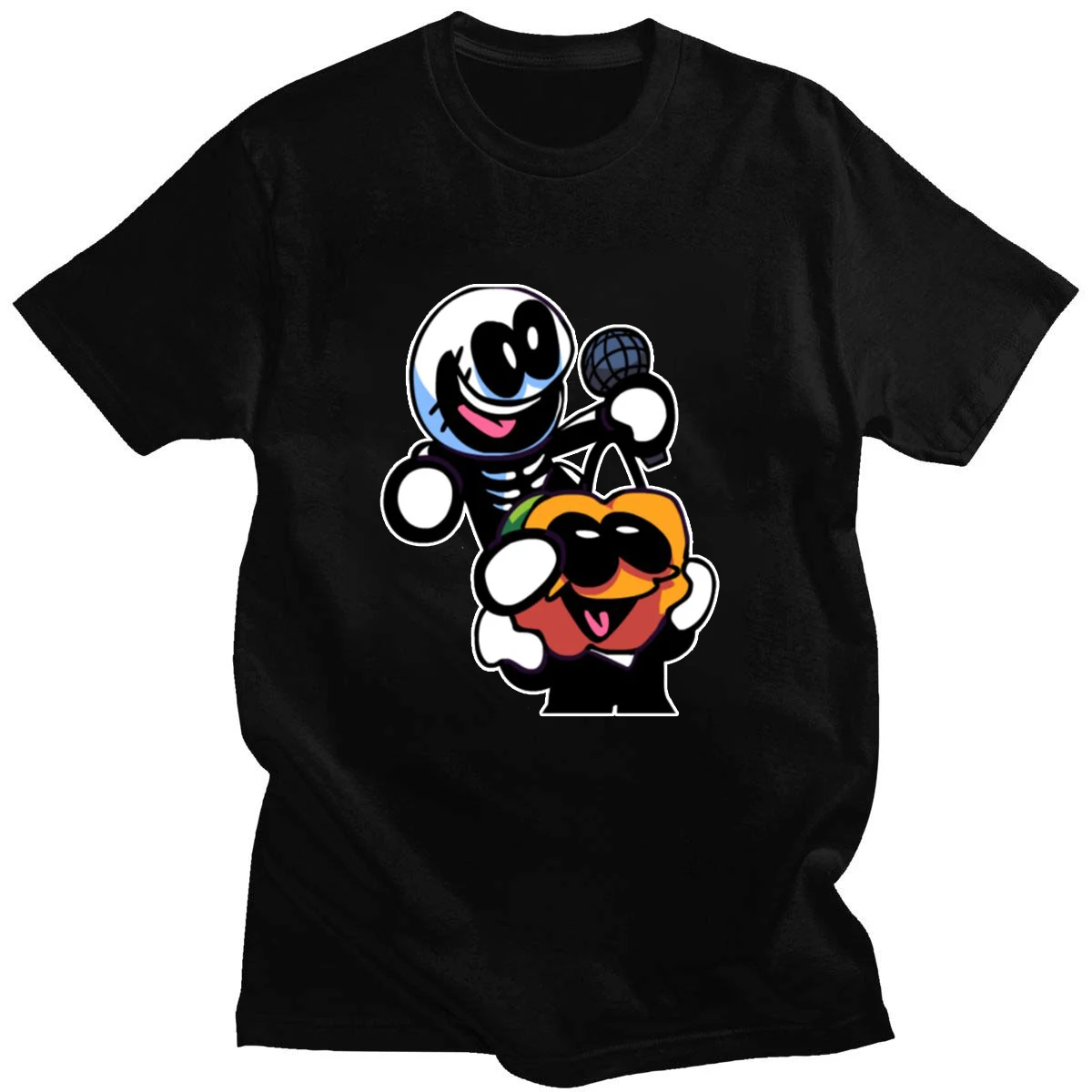 

2021 Fun Classic Fashion Round Neck Top Trendy Street Style Men And Women With 3D Printing T-shirt Summer 14 Colors Hot Sale