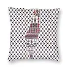 Наволочка на подушку с вышивкой Палестина кеффие, с 3D-принтом, для дивана, Хатта Куфия