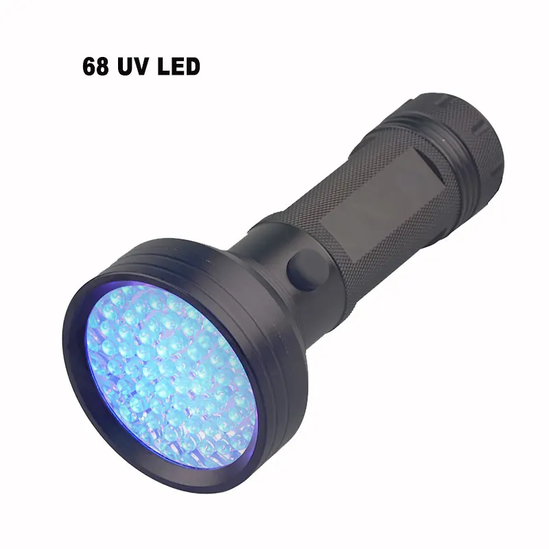 68 UV LED TMWT 100 68 51 41 21 9 UV LED черный свет 395nm 380nm ультрафиолетовый фонарик скорпион Мочи Детектор факел лампа - Испускаемый цвет: 68 UV LED