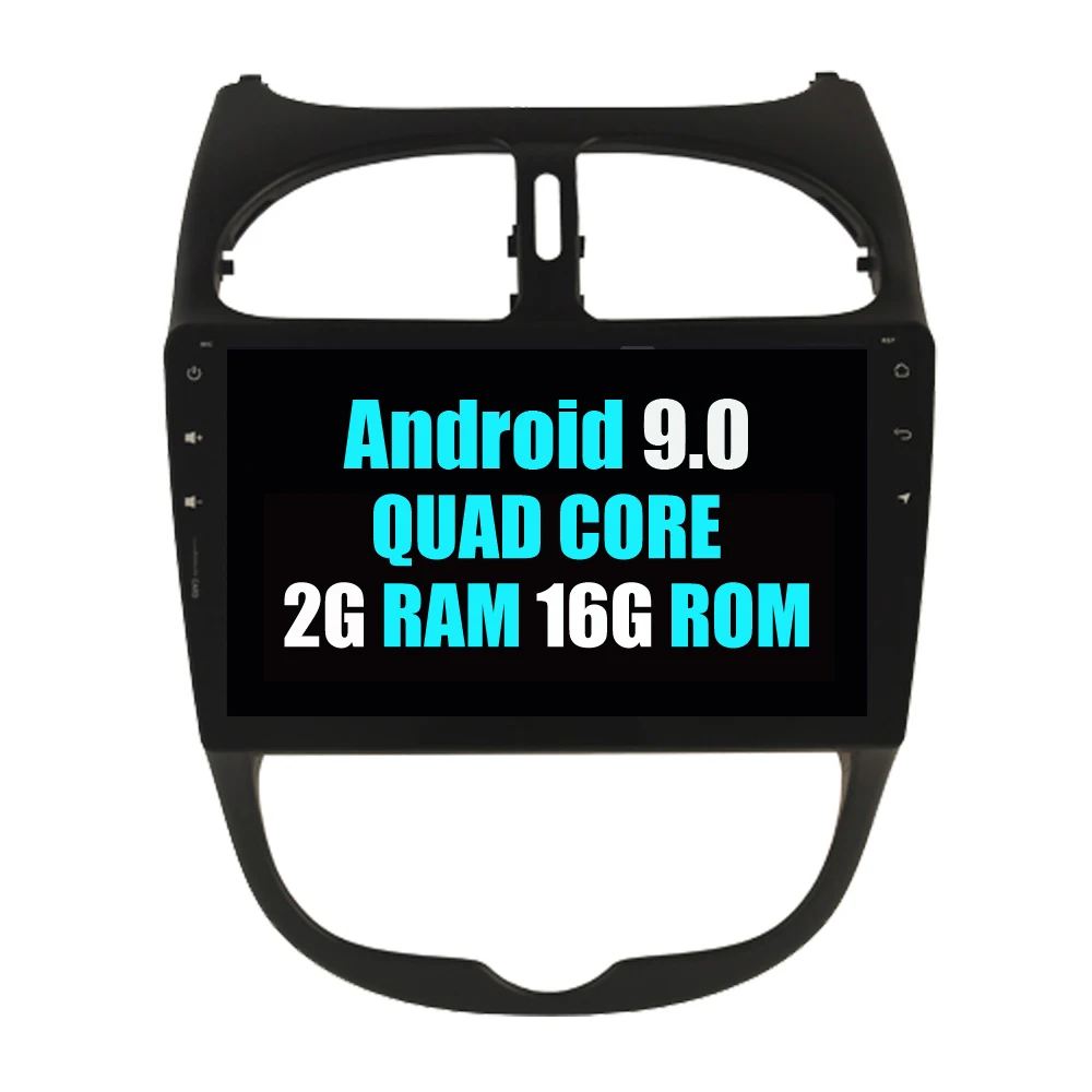 PX30 Android 9.0 RoverOne автомобильный мультимедийный плеер для peugeot 206 206CC 206SW Android 9,0 4G+ 64G Octa Core радио gps навигация головное устройство Phonelink - Цвет: PX30 Android 9.0