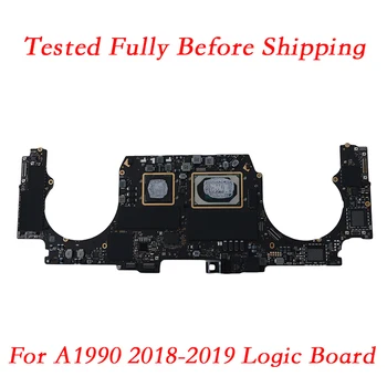 Original Motherboard For Macbook Pro Retina A1990 Logic Board With Touch ID I7 I9 16G 256G 500G 1TB 2018-2019 Year EMC 3215 3359