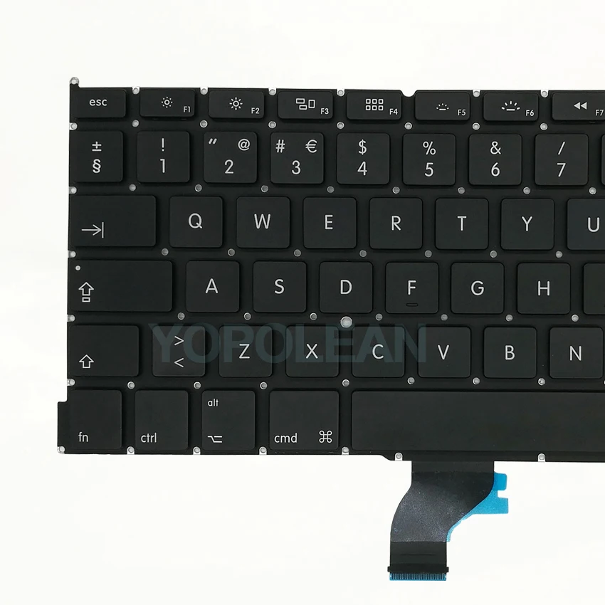 3 шт. новая португальский клавиатура для Macbook Pro Retina 13 &quotA1502 2013 2014 2015 год |