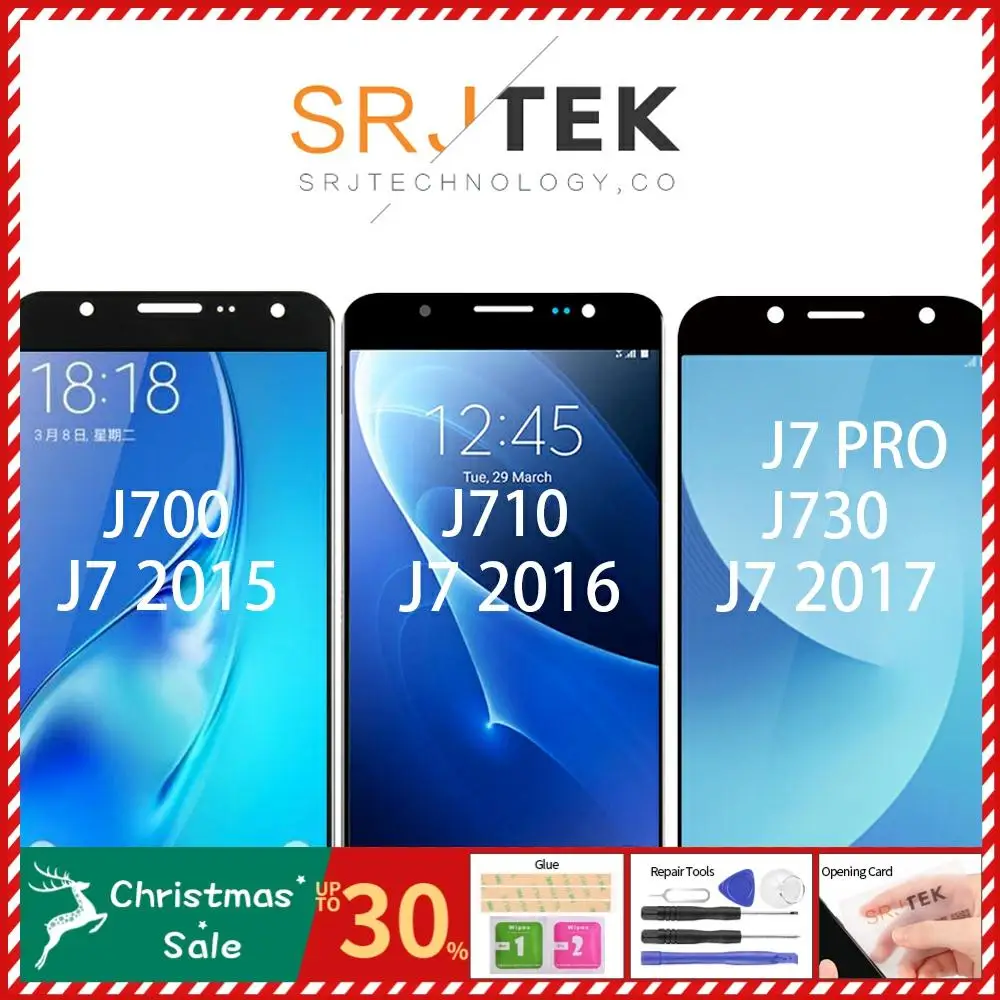 Super AMOLED для SAMSUNG Galaxy J730 ЖК-дисплей сенсорный экран для SAMSUNG Galaxy J7 J700/ J710/J7 Pro J730 J730F