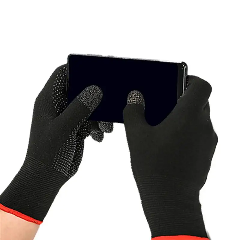 

2pcs Mobile Phone Game Gloves Touch Screen Gloves Outdoor Climbing Gloves