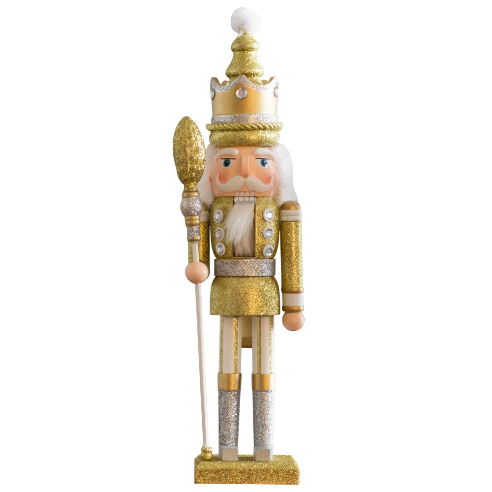 

Home Decoration European Style Walnut Puppet King Soldier Christmas Gift Decoration Nutcracker Living Room Decoration