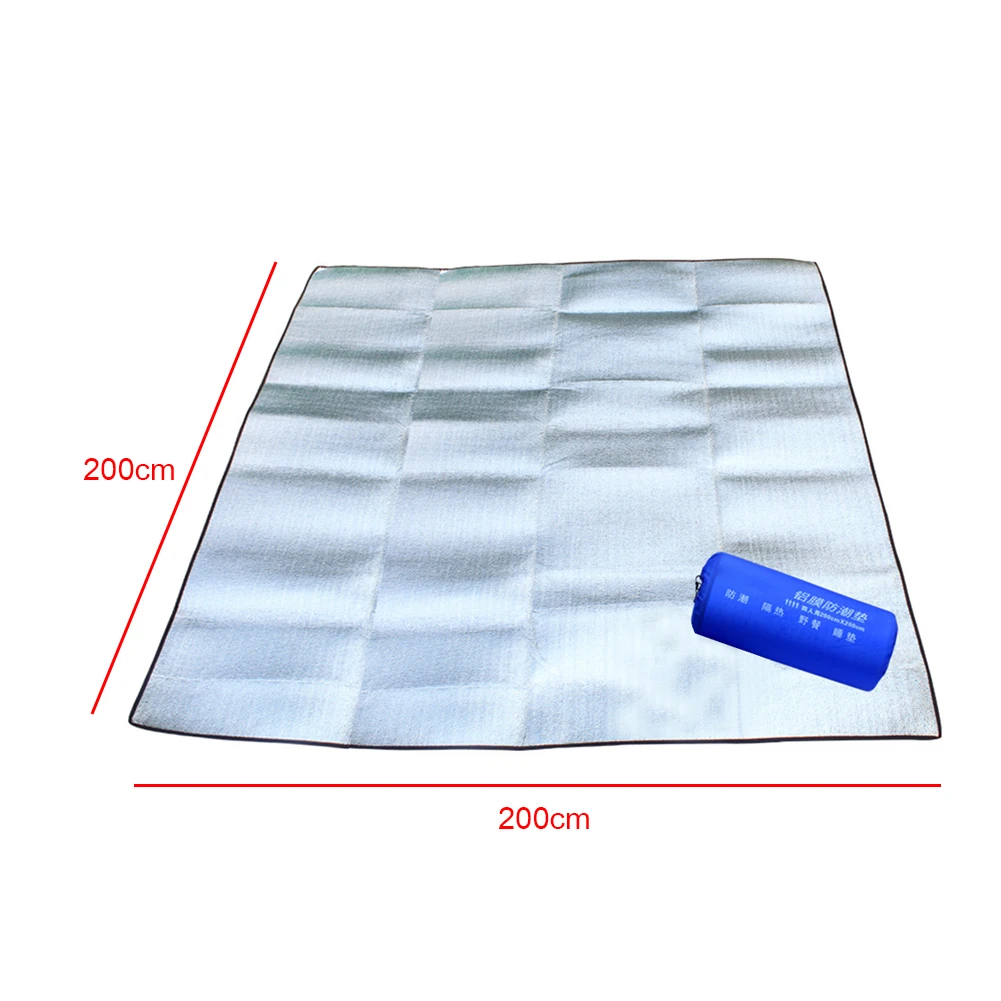 

Multifunctional Aluminum Film Moisture Proof Picnic Mat Outdoor Camping Blanket Waterproof Outdoor Picnic Beach Camping Mat