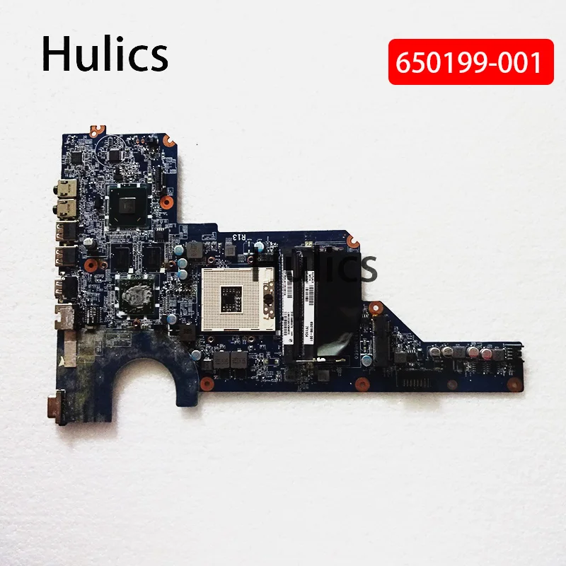 Материнская плата Hulics оригинальная 650199-001 DA0R13MB6E0 для ноутбука HP Pavilion G4 G6 G7 R13 636375-001