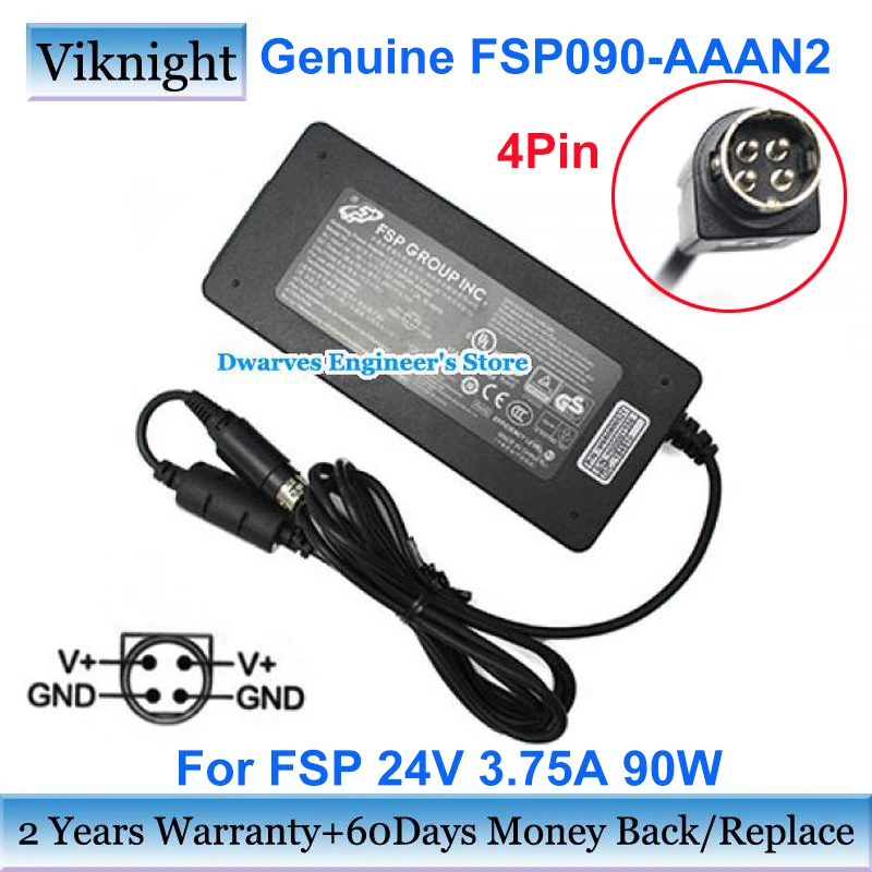 Натуральная FSP090 AAAN2 24V 3.75A 90W адаптер переменного тока для FSP H00000588 ноутбук Зарядное