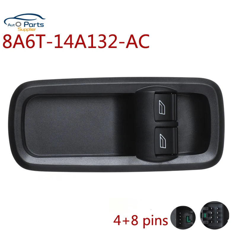 

New 8A6T-14A132-AC 8A6T14A132AC Front Left Remote Window Winder For FORD FIESTA VI 1.4 TDCI 4+8 pins connection
