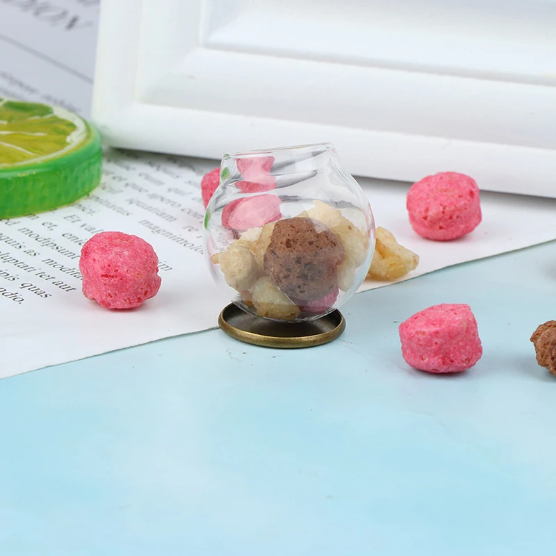 Миниатюрная мини-банка для печенья со съемной крышкой из сплава кукольного