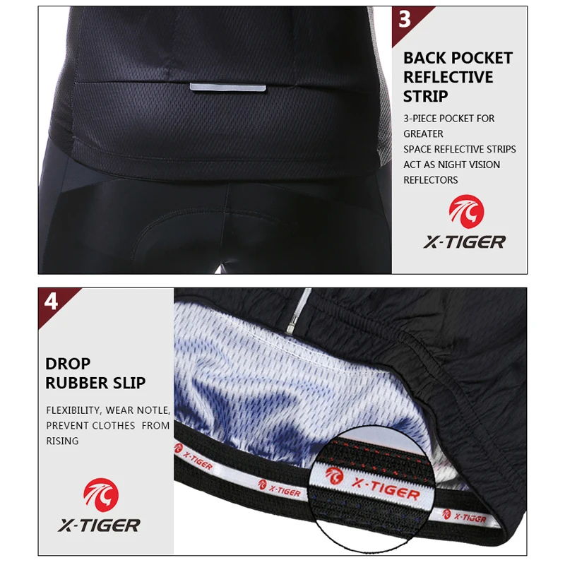 Футболка X Tiger велосипедная с длинным рукавом трикотажная одежда для горных