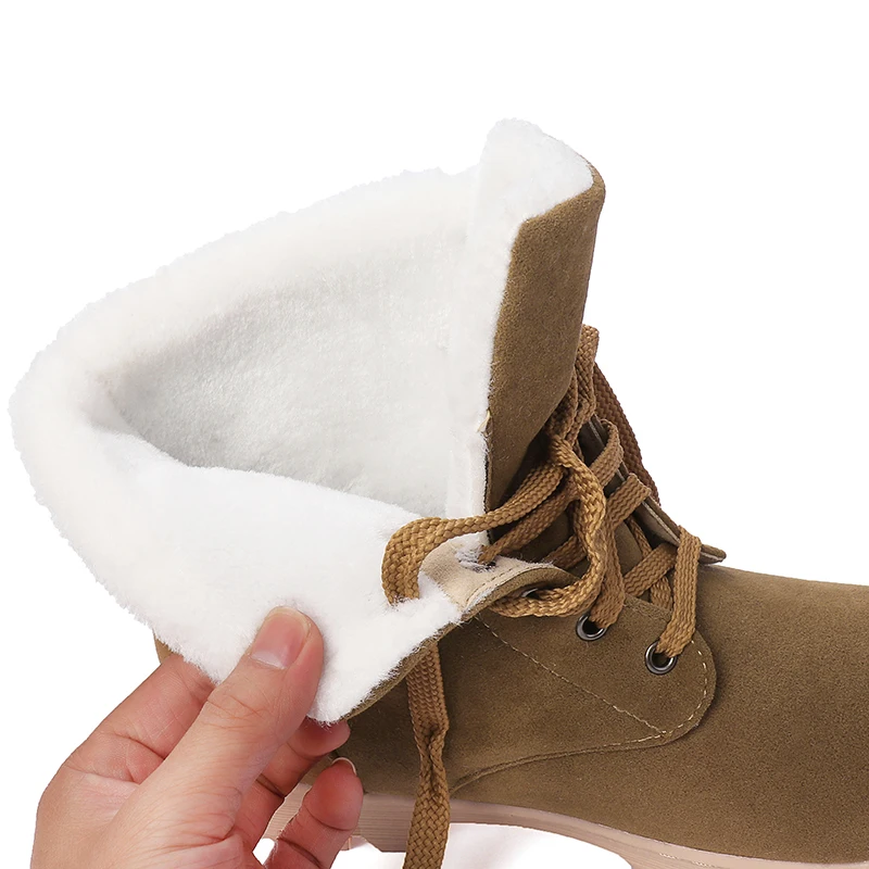 Женские зимние ботинки теплые хлопковые Ботинки Ботильоны из замши размер 31 32 33