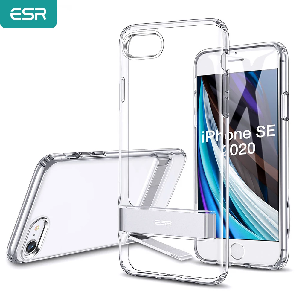 Чехол ESR для 2020 iPhone SE 2nd 9/8/7 11 Pro Max/X XS XR металлическая подставка жесткий бампер из