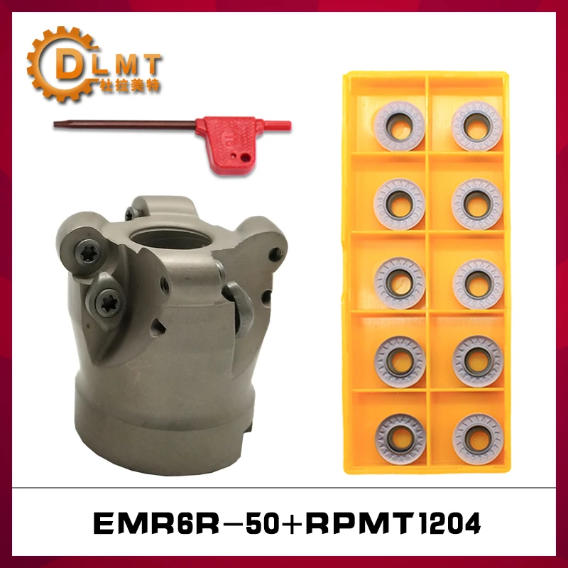 1 шт. EMR6R 50 CNC плазменный резак головка + 10 RPMT1204 MOE JS VP15TF цементированные карбидные
