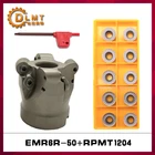 1 шт. EMR6R 50 CNC плазменный резак головка + 10 шт. RPMT1204 MOE-JS-VP15TF-цементированные карбидные фрезерные пластины с ЧПУ обрабатывающий центр с ЧПУ