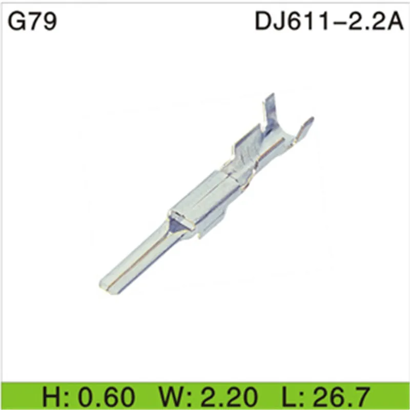 500 шт. DJ70227Y 2.2 11 2 мм 2Pin AMP автомобильные электрические провода разъемы для VW BMW Honda