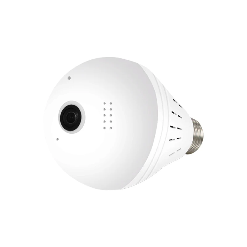 

Mini IP Camera 360 Degree LED Light 960P Wireless Panoramic Home Security Security WiFi CCTV Fisheye Bulb Lamp Two Ways Audio