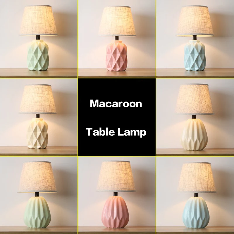 

modern table lamp for living room bedroom bedside lamp ceramics decorated study nordic led table lamps