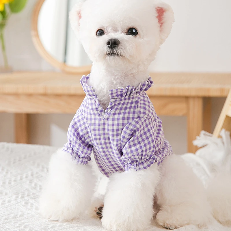 

Summer Dog Clothes Dog Shirt Two-piece Suit Cat Chihuahua Yorkshire Pomeranian Poodle Bichon Schnauze Puppy Small Dog Costumes