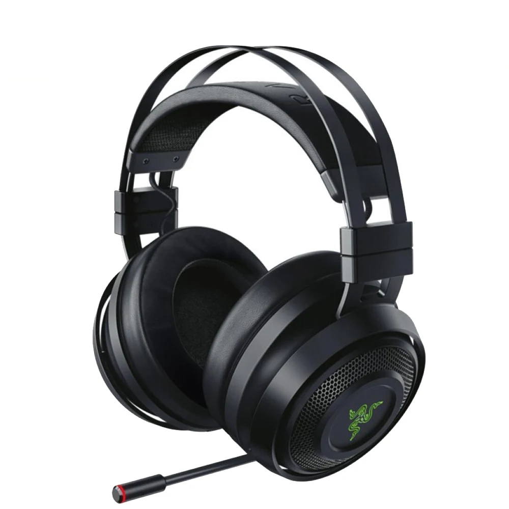 Razer Nari 2,4G Беспроводная игровая гарнитура THX пространственное аудио 3,5 мм с микрофоном для PC Gamer PS4 Xbox One Switch наушники для мобильного телефона