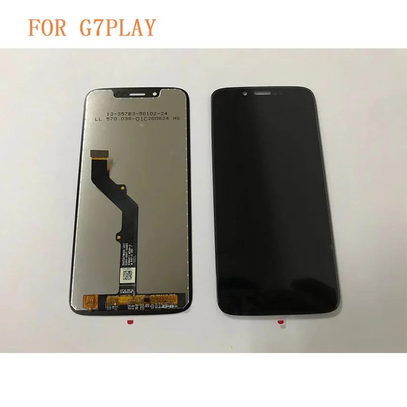 Pantalla LCD t&aacute;ctil para Motorola Moto G7PLAY XT1952, montaje de digitalizador para Motorola Moto G7PLAY, 5 unids/lote-0