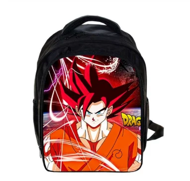 13 дюймов Dragon Ball Z рюкзак Sun Goku Детский детские школьные ранцы для мальчиков и