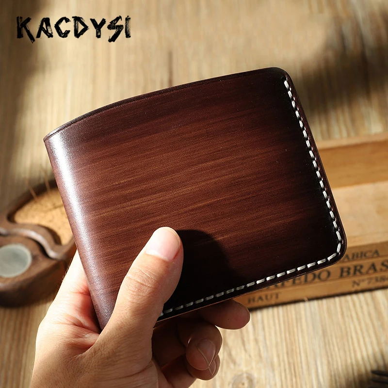 Натуральная коровья кожа оригинальный роскошный мужской кошелек ручной работы