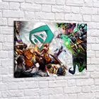 Картина Dota 2 - Бой красочная Картина на холсте, современный домашний декор комнаты