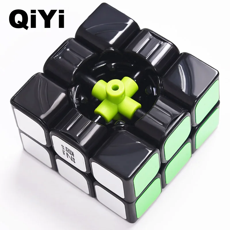 QIYI Cubo m&aacute;gico 2x2x2 3x3x3 4x4x4x4 Cubo m&aacute;gico calcoman&iacute;as profesionales y brillante de Color s&oacute;lido rompecabezas Speed Cubo juguetes para los ni&ntilde;os-1