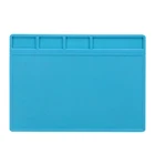 Термостойкая сварочный Мат силиконовый тепловые пушки BGA изоляция паяльной станции коврик обслуживания платформы стол коврик