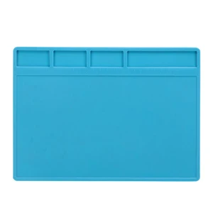 Термостойкая сварочный Мат силиконовый тепловые пушки BGA изоляция паяльной станции коврик обслуживания платформы стол коврик