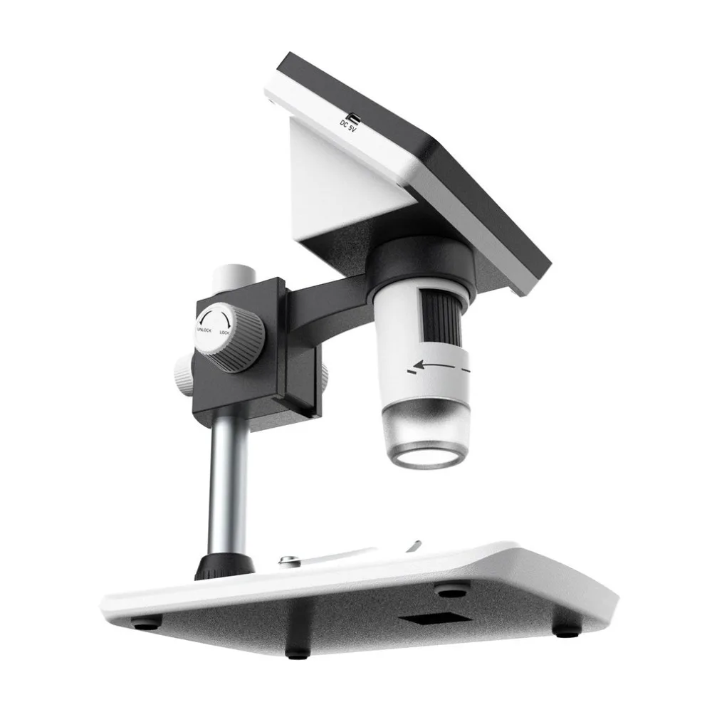 1080P-1000X Practical Portable Digital Microscope LCD Electronic HD Video Microscopes USB Endoscope Magnifier Camera