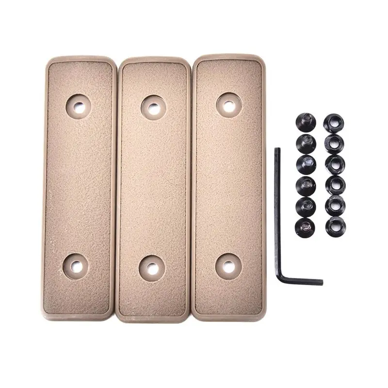 3 шт./упак. 4 &quotTan Высокоэффективная полимерная направляющая Keymod Накладка для