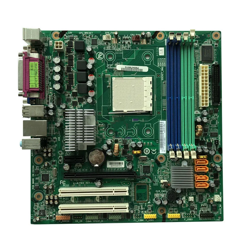 SZWXZY для Lenovo ThinkCentre A62 M2RS780MH материнская плата L A780 AM2 полностью